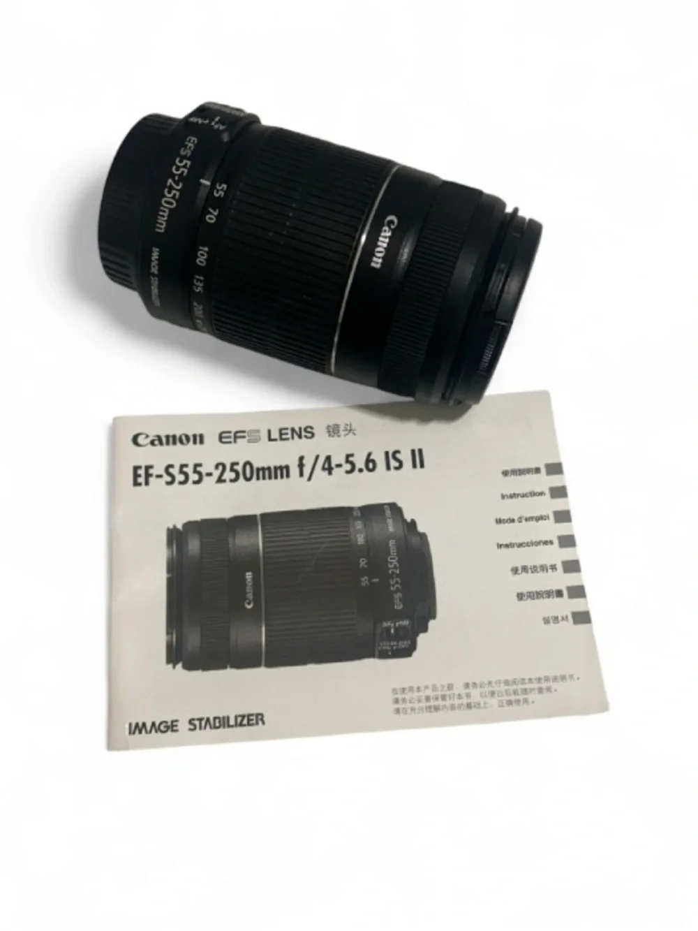 Canon EFS Lens 55-250mm Telephoto Zoom Lens + Image Stabilizer